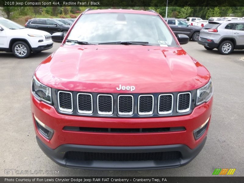 Redline Pearl / Black 2018 Jeep Compass Sport 4x4