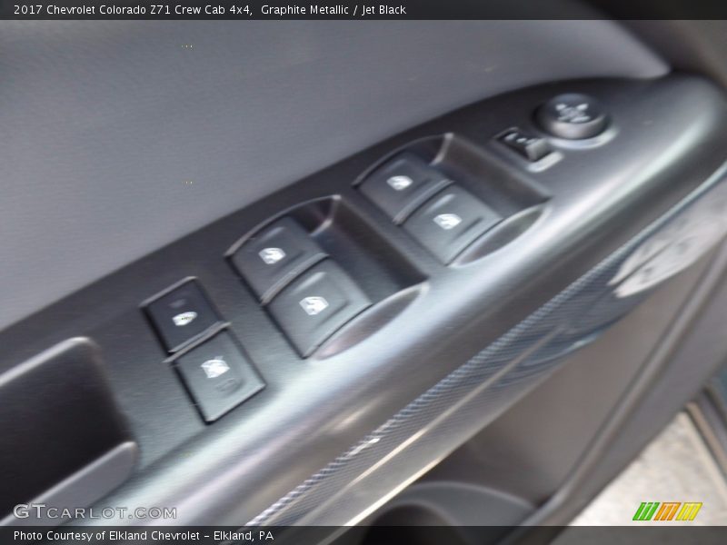 Graphite Metallic / Jet Black 2017 Chevrolet Colorado Z71 Crew Cab 4x4