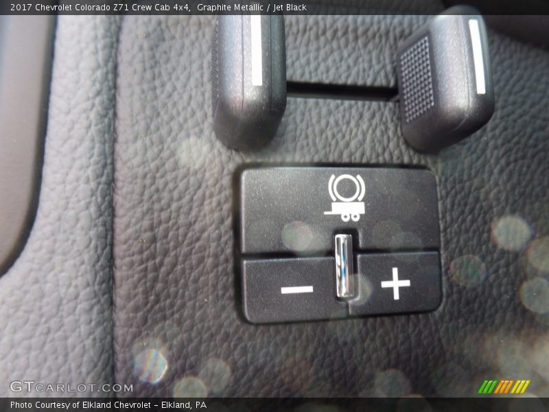 Graphite Metallic / Jet Black 2017 Chevrolet Colorado Z71 Crew Cab 4x4