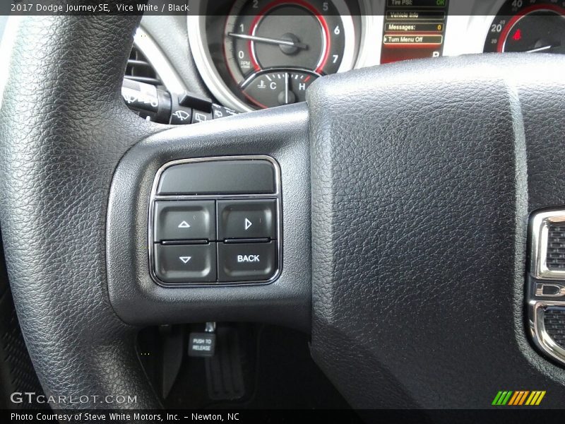 Vice White / Black 2017 Dodge Journey SE
