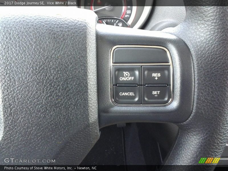 Vice White / Black 2017 Dodge Journey SE