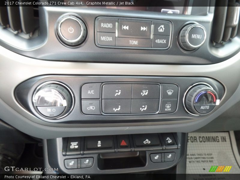Graphite Metallic / Jet Black 2017 Chevrolet Colorado Z71 Crew Cab 4x4
