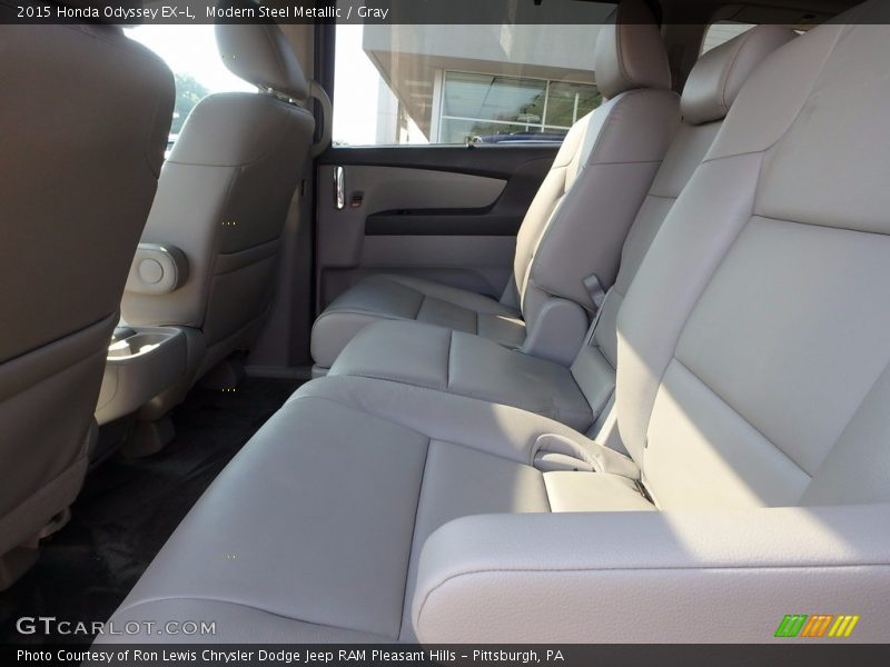Modern Steel Metallic / Gray 2015 Honda Odyssey EX-L