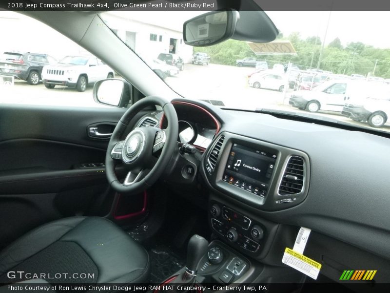 Dashboard of 2018 Compass Trailhawk 4x4