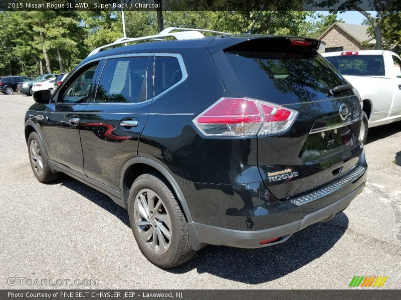 Super Black / Charcoal 2015 Nissan Rogue SL AWD