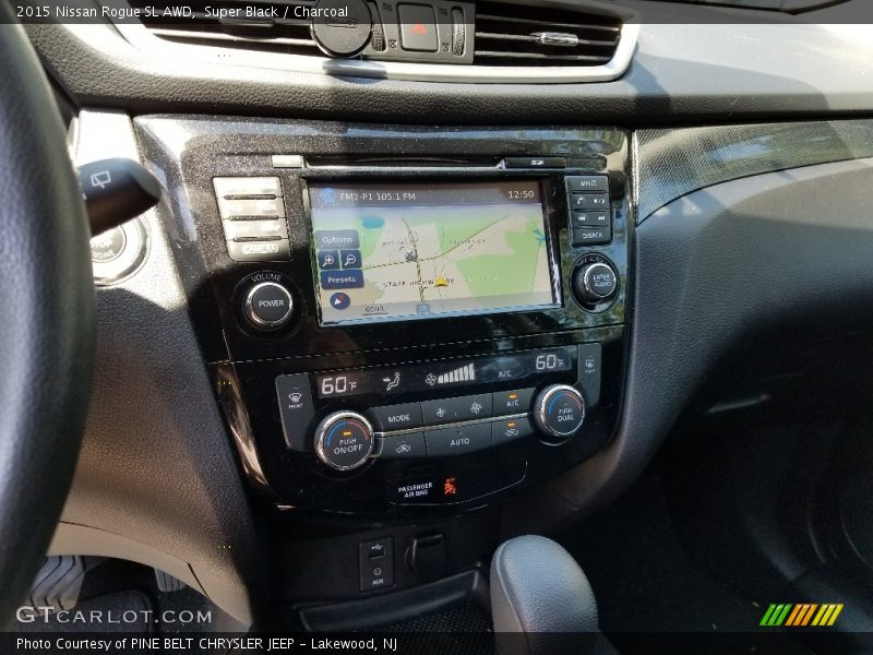 Super Black / Charcoal 2015 Nissan Rogue SL AWD