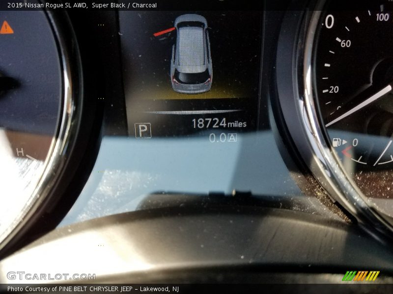 Super Black / Charcoal 2015 Nissan Rogue SL AWD