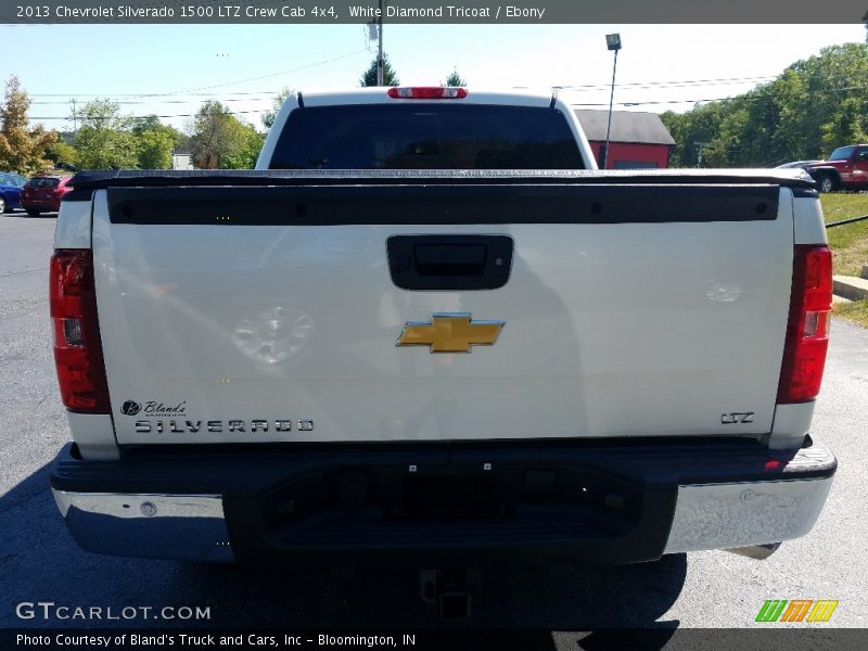 White Diamond Tricoat / Ebony 2013 Chevrolet Silverado 1500 LTZ Crew Cab 4x4