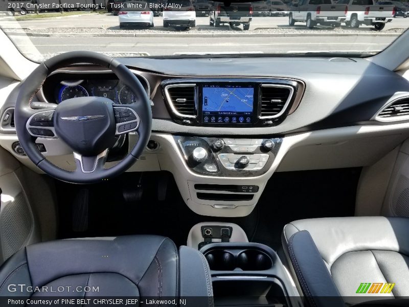 Tusk White / Black/Alloy 2017 Chrysler Pacifica Touring L