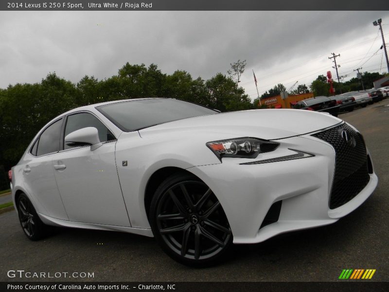 Ultra White / Rioja Red 2014 Lexus IS 250 F Sport