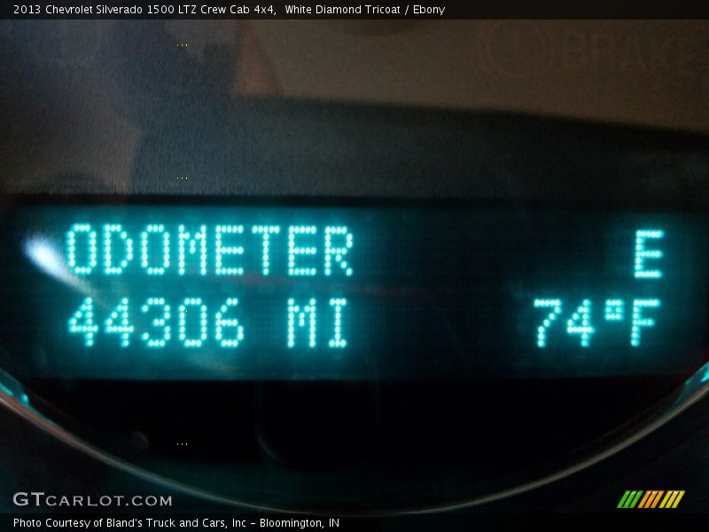 White Diamond Tricoat / Ebony 2013 Chevrolet Silverado 1500 LTZ Crew Cab 4x4