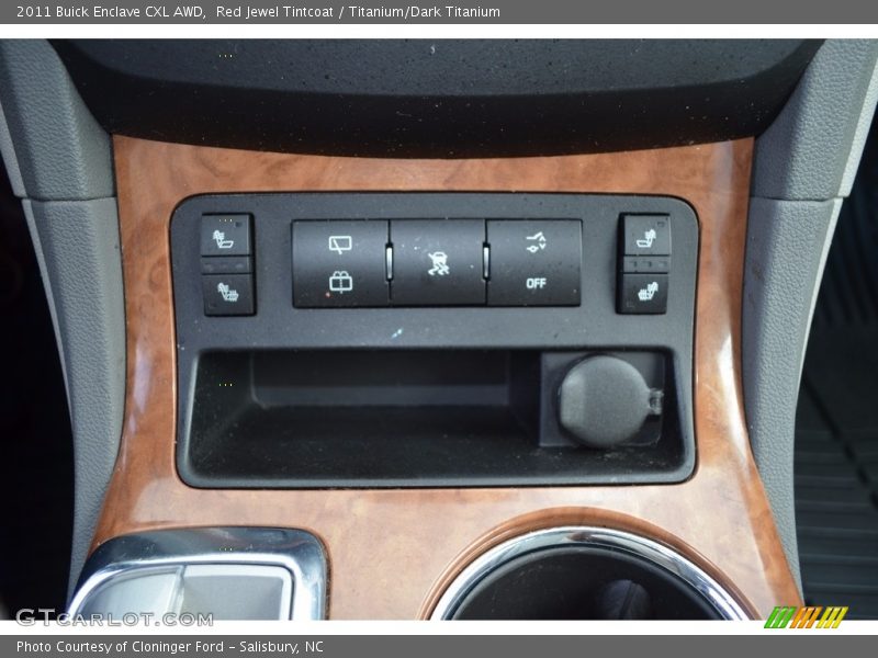 Red Jewel Tintcoat / Titanium/Dark Titanium 2011 Buick Enclave CXL AWD