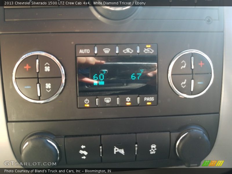 White Diamond Tricoat / Ebony 2013 Chevrolet Silverado 1500 LTZ Crew Cab 4x4