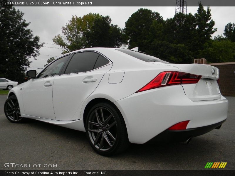 Ultra White / Rioja Red 2014 Lexus IS 250 F Sport