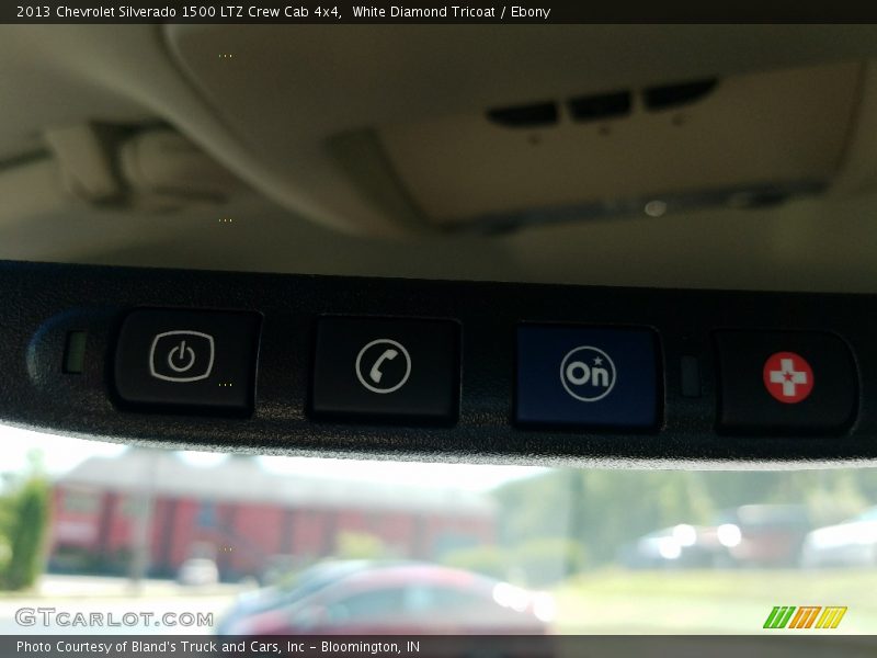 White Diamond Tricoat / Ebony 2013 Chevrolet Silverado 1500 LTZ Crew Cab 4x4