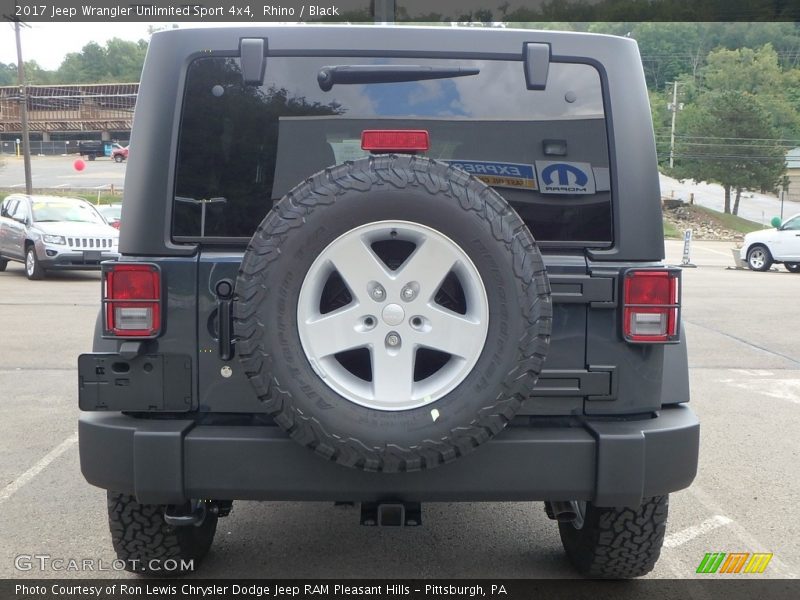 Rhino / Black 2017 Jeep Wrangler Unlimited Sport 4x4