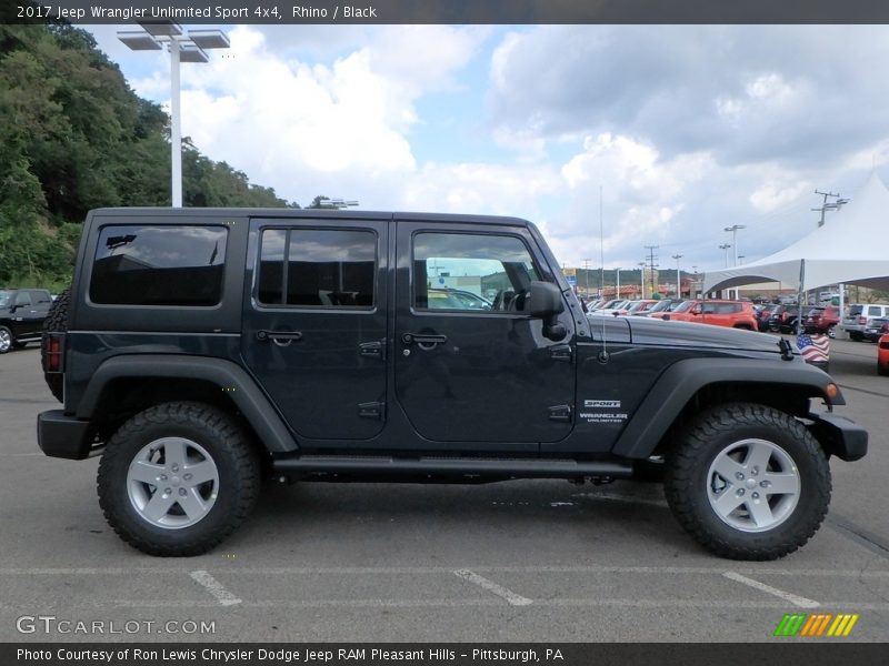 Rhino / Black 2017 Jeep Wrangler Unlimited Sport 4x4