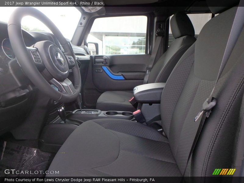 Rhino / Black 2017 Jeep Wrangler Unlimited Sport 4x4