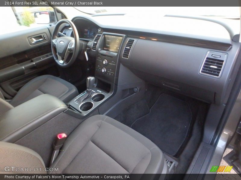 Mineral Gray / Charcoal Black 2014 Ford Flex SEL AWD