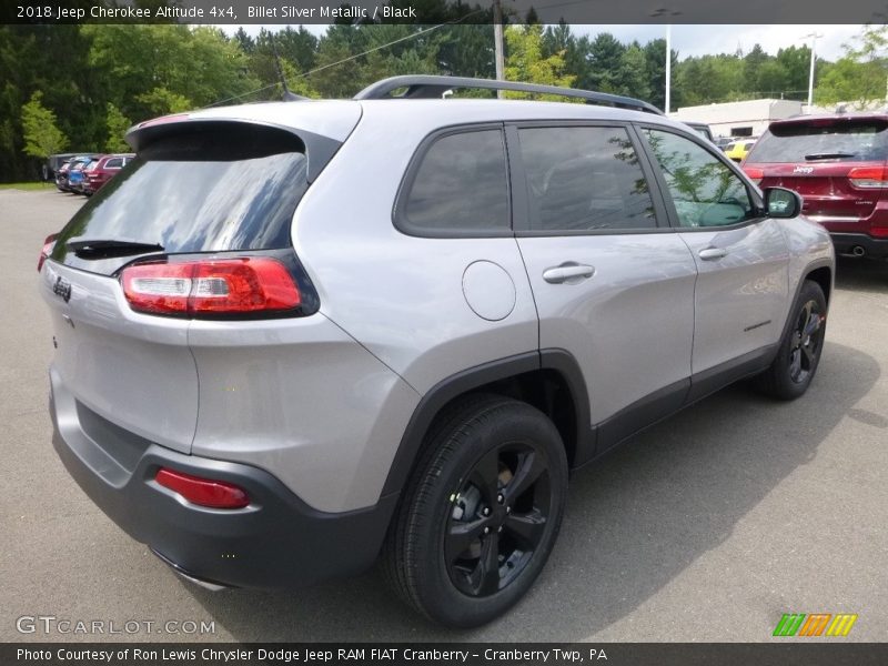 Billet Silver Metallic / Black 2018 Jeep Cherokee Altitude 4x4