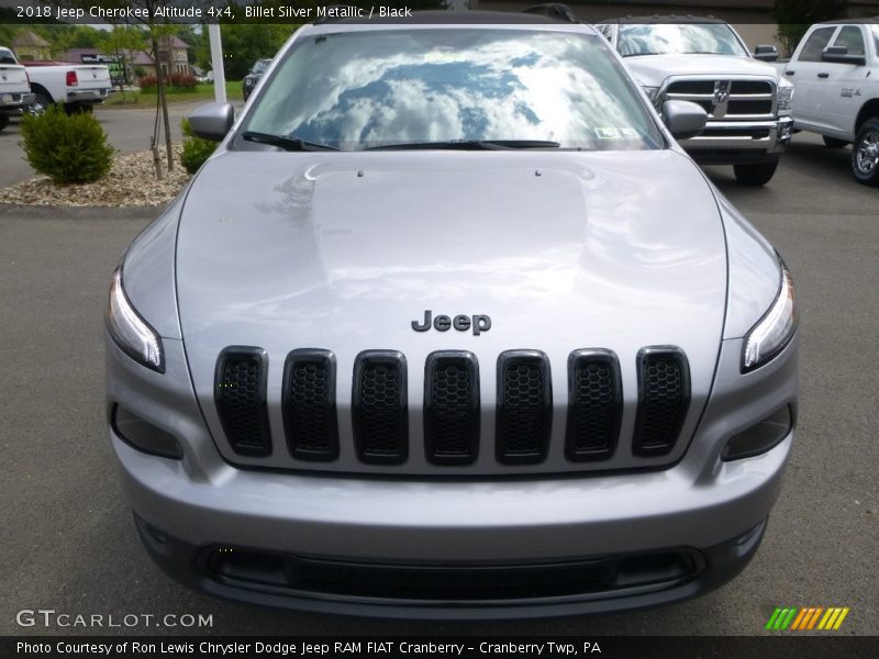 Billet Silver Metallic / Black 2018 Jeep Cherokee Altitude 4x4