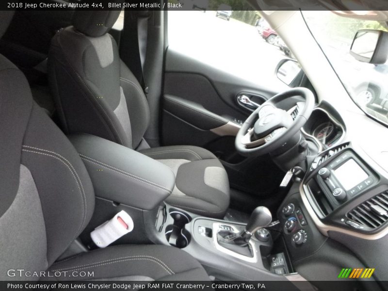 Front Seat of 2018 Cherokee Altitude 4x4