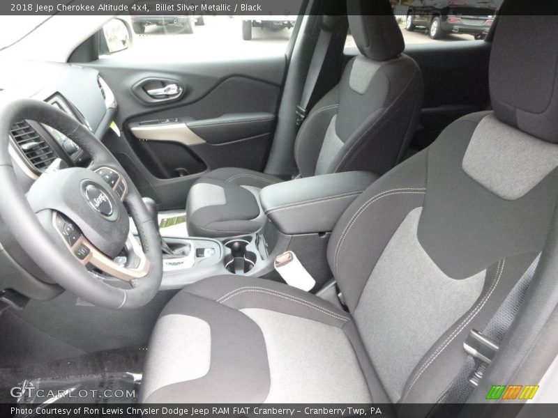 Front Seat of 2018 Cherokee Altitude 4x4