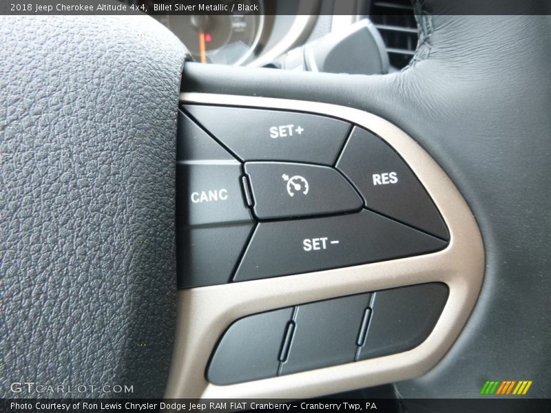 Controls of 2018 Cherokee Altitude 4x4