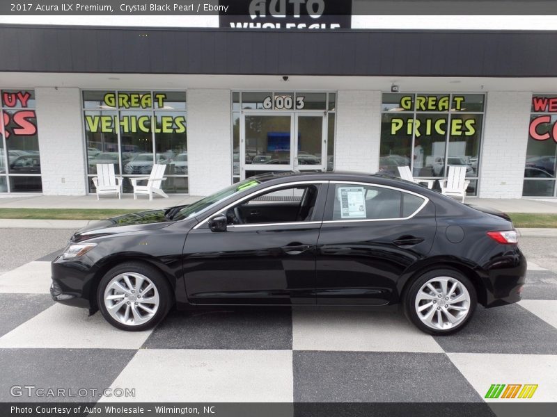 Crystal Black Pearl / Ebony 2017 Acura ILX Premium