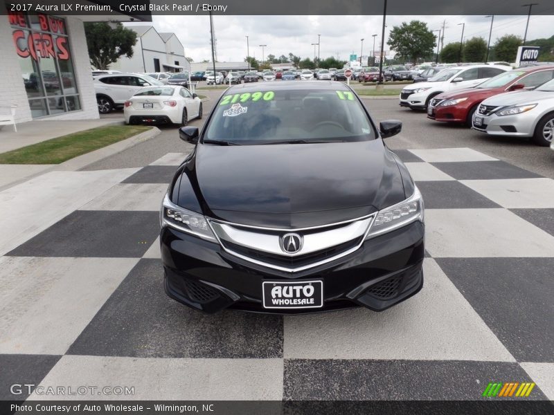 Crystal Black Pearl / Ebony 2017 Acura ILX Premium