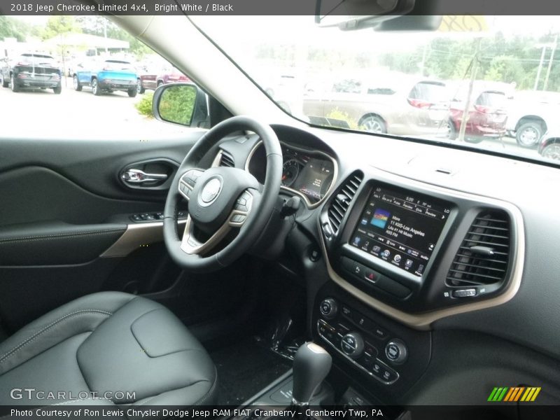 Dashboard of 2018 Cherokee Limited 4x4