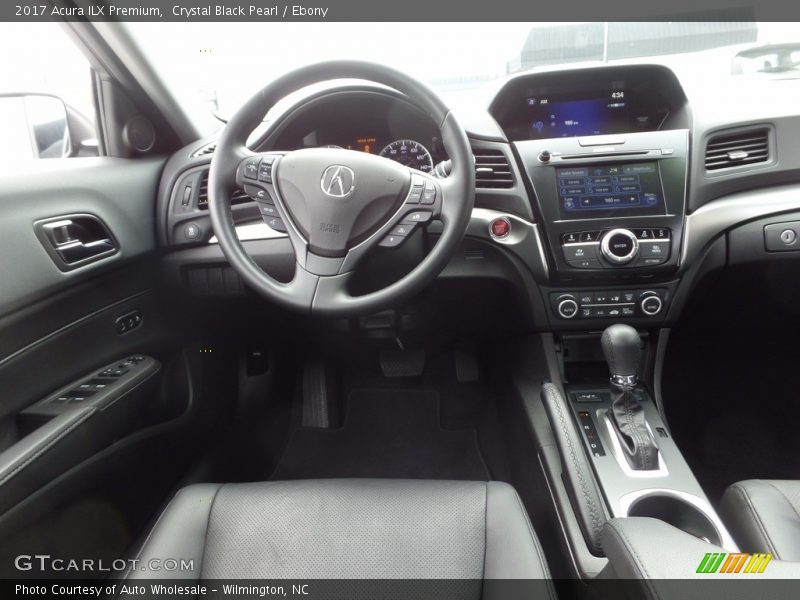 Crystal Black Pearl / Ebony 2017 Acura ILX Premium