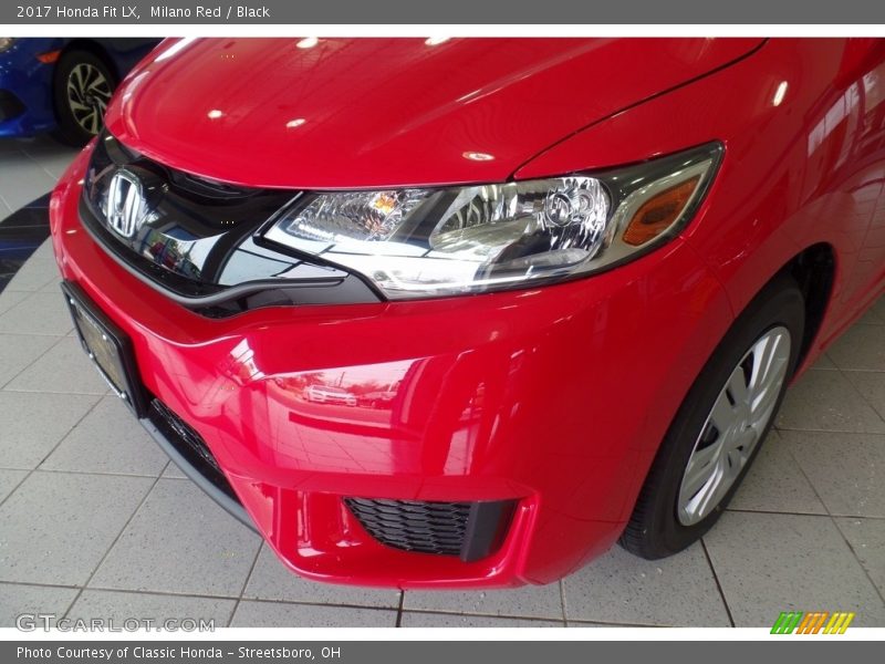 Milano Red / Black 2017 Honda Fit LX