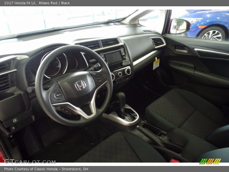 Milano Red / Black 2017 Honda Fit LX