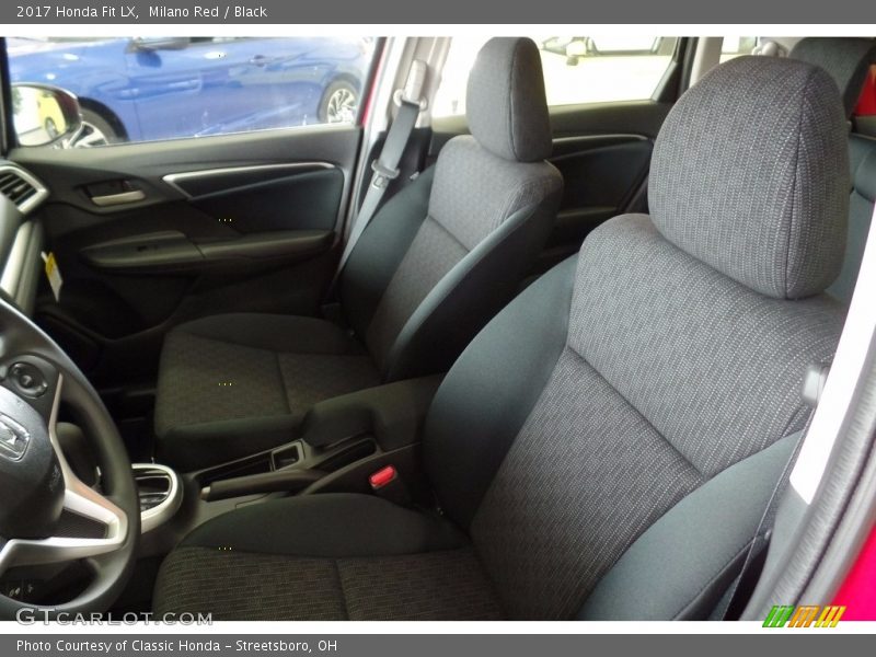 Milano Red / Black 2017 Honda Fit LX