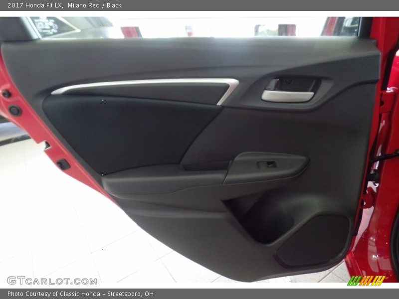 Milano Red / Black 2017 Honda Fit LX