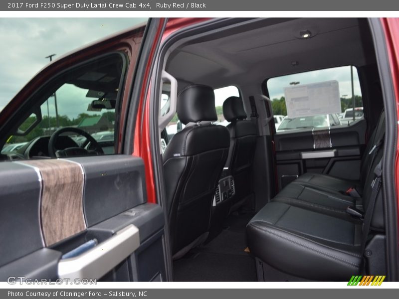 Ruby Red / Black 2017 Ford F250 Super Duty Lariat Crew Cab 4x4