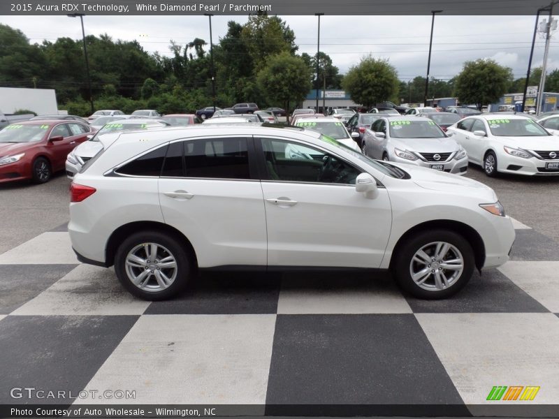 White Diamond Pearl / Parchment 2015 Acura RDX Technology