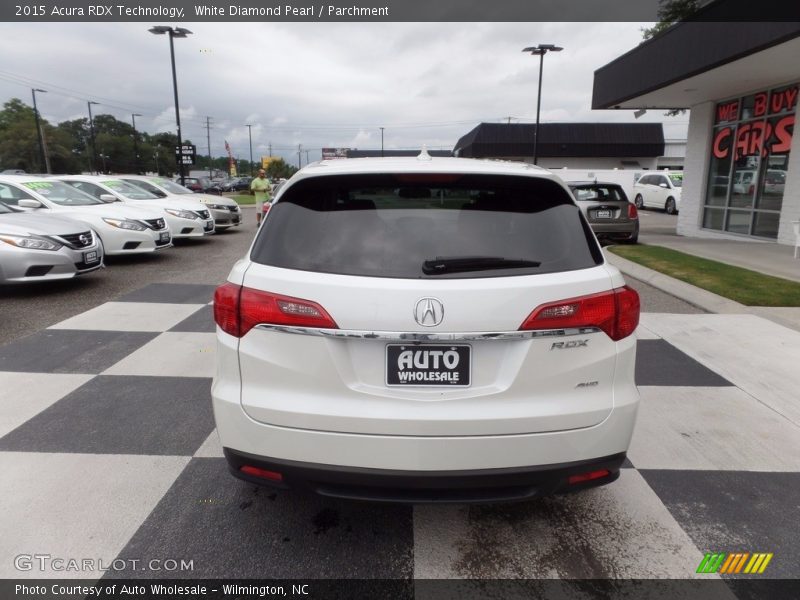 White Diamond Pearl / Parchment 2015 Acura RDX Technology