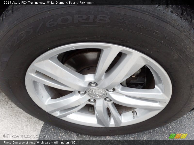 White Diamond Pearl / Parchment 2015 Acura RDX Technology