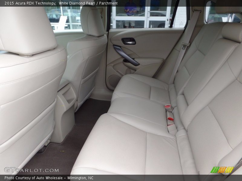 White Diamond Pearl / Parchment 2015 Acura RDX Technology