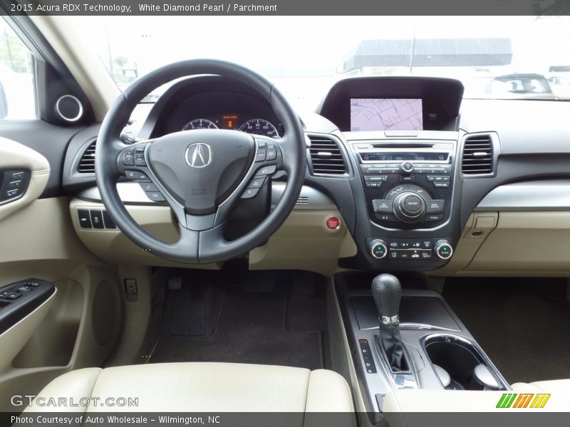 White Diamond Pearl / Parchment 2015 Acura RDX Technology