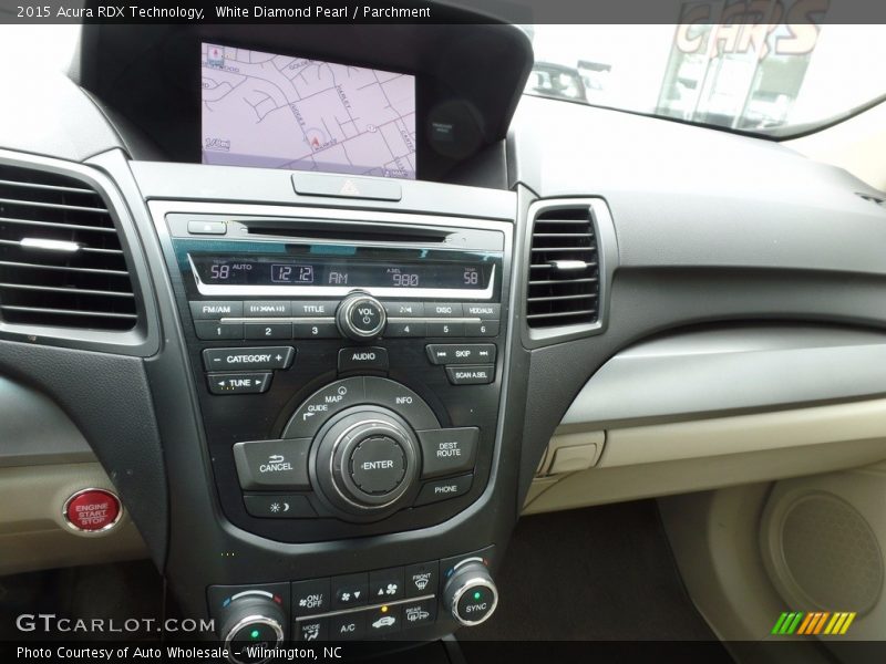 White Diamond Pearl / Parchment 2015 Acura RDX Technology