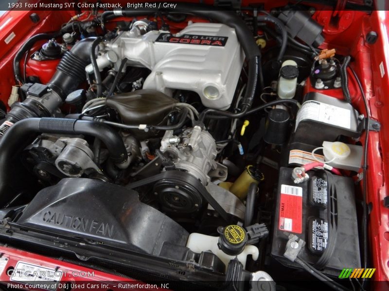  1993 Mustang SVT Cobra Fastback Engine - 5.0 Liter SVT OHV 16-Valve V8