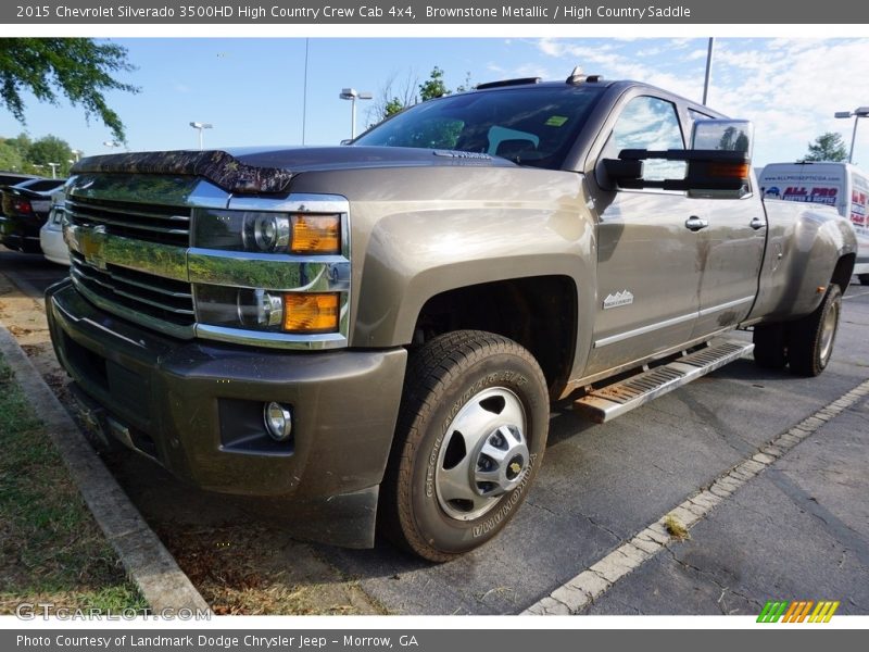 Brownstone Metallic / High Country Saddle 2015 Chevrolet Silverado 3500HD High Country Crew Cab 4x4