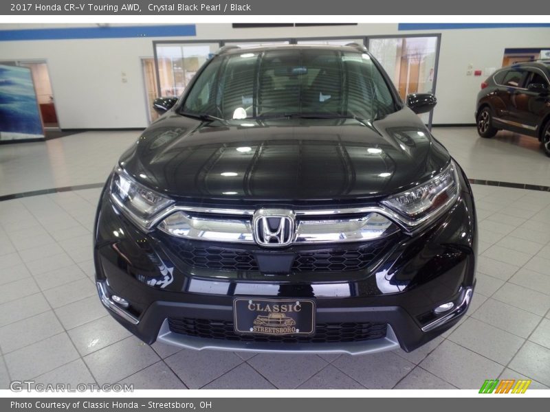 Crystal Black Pearl / Black 2017 Honda CR-V Touring AWD