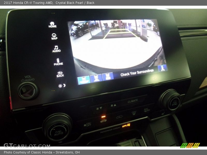Crystal Black Pearl / Black 2017 Honda CR-V Touring AWD