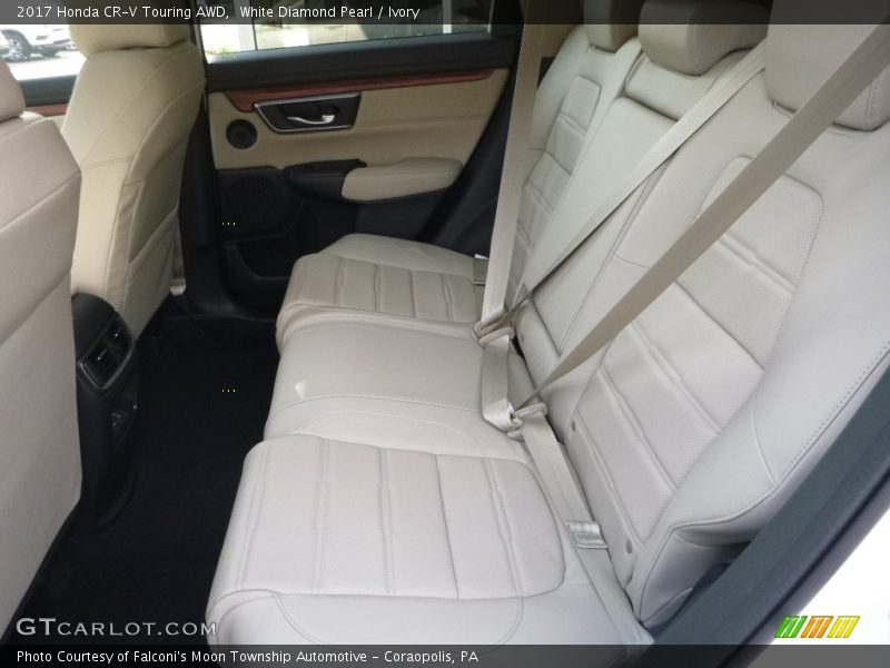 White Diamond Pearl / Ivory 2017 Honda CR-V Touring AWD