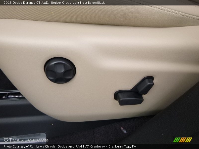 Bruiser Gray / Light Frost Beige/Black 2018 Dodge Durango GT AWD