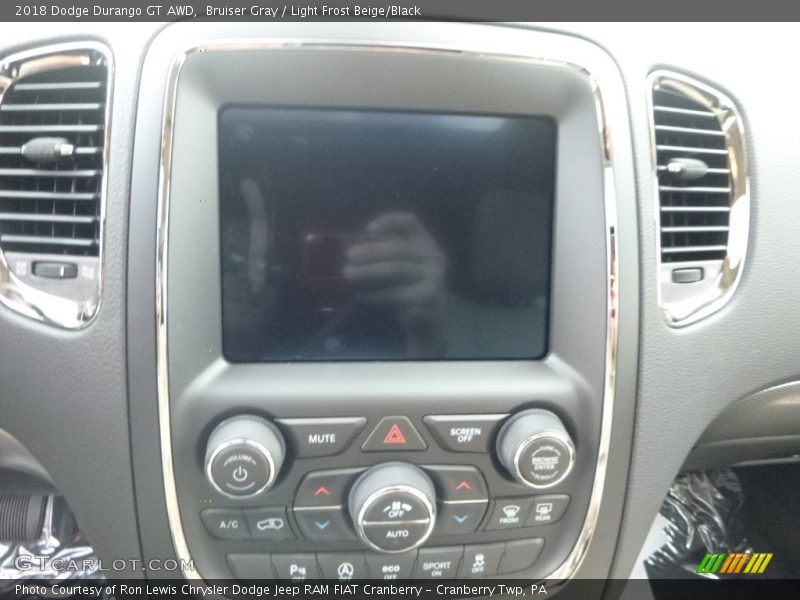 Bruiser Gray / Light Frost Beige/Black 2018 Dodge Durango GT AWD